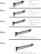 Extendable Pull Out Closet Rod - Wardrobe Pull-Out Trousers Rack, Top-Mounted Retractable Wardrobe Clothes Rail, Extendable W