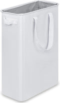 efluky Slim Laundry Basket, Narrow Laundry Hamper with Handles, Collapsible Dirty Clothes Hamper, Tall Laundry Bin for Laundr