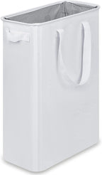 efluky Slim Laundry Basket, Narrow Laundry Hamper with Handles, Collapsible Dirty Clothes Hamper, Tall Laundry Bin for Laundr