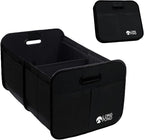 Long Pond Car Trunk Organizer, Storage for SUVs or Sedans, Foldable Cargo Containers with 9 Pockets and Reinforced Handles,