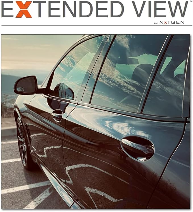Blind Spot Mirrors- Compatible with BMW X4 Extended View, X4 Series - 2 Piece Set (Left & Right)