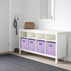 ShellKingdom Storage Bins, Foldable Fabric Storage Cubes And Cloth Storage Organizer Drawer with Metal Handle For Closet And 