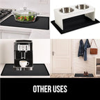 GORILLA GRIP Waterproof Silicone Under Sink Mat with Raised Lip for Kitchen and Bathroom, Cabinet Shelf Liner Stay in Place M