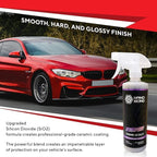 Nano Bond Hydrophobic Spray Ceramic Detailer - SiO2 Coating for Cars, RVs, Boats, Motorcycles, & ATVs, Headlight Restoration 