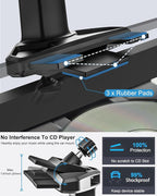 woleyi for MagSafe Car Mount CD Slot【20 Strong Magnets】Height Adjustable Magnetic Phone Holder CD Player, Cell Phone Holders for Your Car for iPhone 17 Pro Max 16 15 14 13 12 Air Plus, All Smartphones
