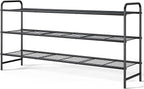 Kitsure Shoe Rack - Stainless Steel Shoe Organizer, Sturdy Shoe Rack for Closet and Front Door Entrance, Free Standing Shoe S