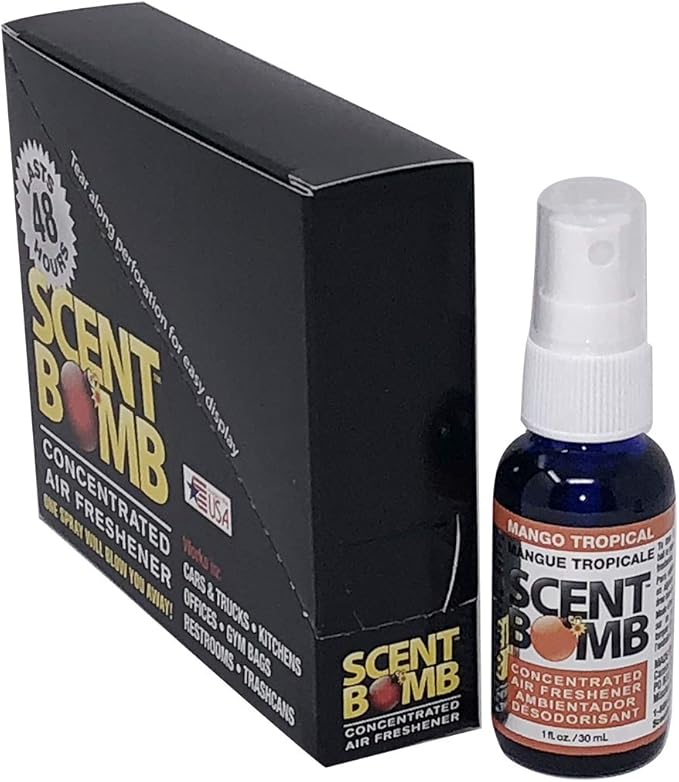 Scent Bomb Air Freshener Spray, Long-Lasting Odor Eliminator - Effective Deodorizer for Home & Car, Fresh Room Spray for Kitc