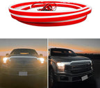 DREAMIZER 94" Inch Dynamic Scan Start Up Car LED Under Hood Light Strip Glow Daytime Running Light(White)