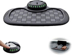 S-SNAIL-OO Multifunction Car Anti Slip Mat, 360° Rotatable Phone Holder Dashboard Pad with Temporary Parking Number, Rotatabl