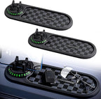 Multifunction Car Anti-Slip Mat, 2026 New Rotatable Anti Skid Car Dashboard Pad with Temporary Parking Numbe, Universal Car P