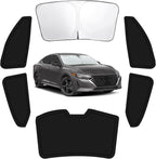 6PCS Car Window Shades for Nissan Sentra 2020-2024, Window Covers for Sentra Windshield Side Rear Windows, Full Set Privacy Protection Car Sunshade with UV Blocking for Camping Napping