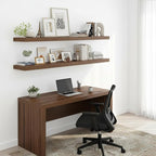Vivelove Wide Floating Shelves for Wall 12 Inch Deep, 47.2" X 12" X 2" Floating Shelf, 2 Inch Thick Shelf for Living Room Bat
