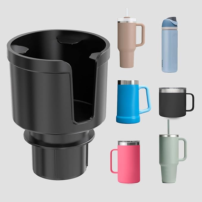 New Car Cup Holder Expander Compatible with Owala FreeSip (32 & 40 Oz. Models), Also Compatible with FreeSip Sway 40oz, Large