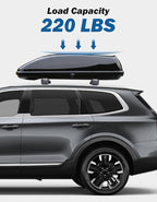 JOYTUTUS 220lbs Lockable Roof Rack Cross Bars Compatible with Kia Telluride EX S SX SX-Prestige 2019-2025 (NOT FIT X-PRO X-LINE), Aluminum Crossbar Luggage Rack for Kayak Roof Basket Bag Box