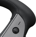 MEWANT Hand Stitched Tesla Model S Yoke Steering Wheel Cover Wrap for Tesla Model S 2021-2023 / Model X 2021-2023 Tesla Yoke Steering Wheel Accessories(3D Style)