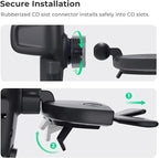 iOttie Easy One Touch Signature CD Slot Mount - Universal Car Phone Holder for iPhone, Google, Samsung, Moto, LG, and all other Smartphones