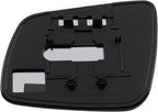 TRQ Passenger Side Mirror Glass Non Heated Convex For Factory Equipped Mirrors Compatible with 2008-2014 Mitsubishi Lancer