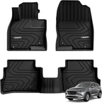 LASFIT Floor Mats Fit for Mazda CX5 2025 2024 2023 2022 2021 2020 2019 2018 2017 Custom Fit TPE All Weather Floor Liners 1st & 2nd Row Car Mats for Mazda CX-5, Black