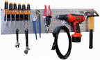 Wall Control 30-WRR-100GVB Galvanized Steel Pegboard Starter Kit