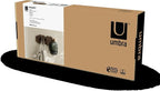 Umbra Picket Wall-Mounted Coat Rack Rail Hook with 5 Retractable Wood Pegs – Modern, Space-Saving Storage Organizer, Walnut