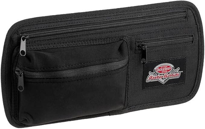 Bucket Boss - AutoBoss Visor Organizer, Auto Boss (AB30040), Black (Pack of 6)