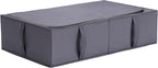 TYEERS Under Bed Storage Containers, Durable Fabric, Washable, Collapsible, Under Bed Storage Bins for Clothes, Blankets, She