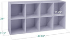 Best Choice Products Kids Bookcase 8-Cube Storage Organizer, 11in Shelf Opening, Bookshelf, Toy Storage, Customizable w/ 3 Re