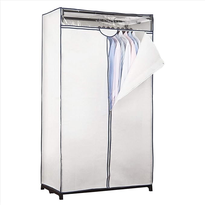 Simplify 36" Wide Portable Closet | Great for Clothes | Accessories | Heavy Duty | Hanging Rod | Easy to Assemble | Dimension