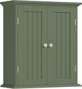 ChooChoo Bathroom Wall Cabinet, Over The Toilet Space Saver Storage Cabinet, Medicine Cabinet with 2 Door and Adjustable Shel