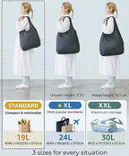 Compact Reusable Grocery Tote Bag – Lightweight, Foldable & Packable Shopping Bag for Travel