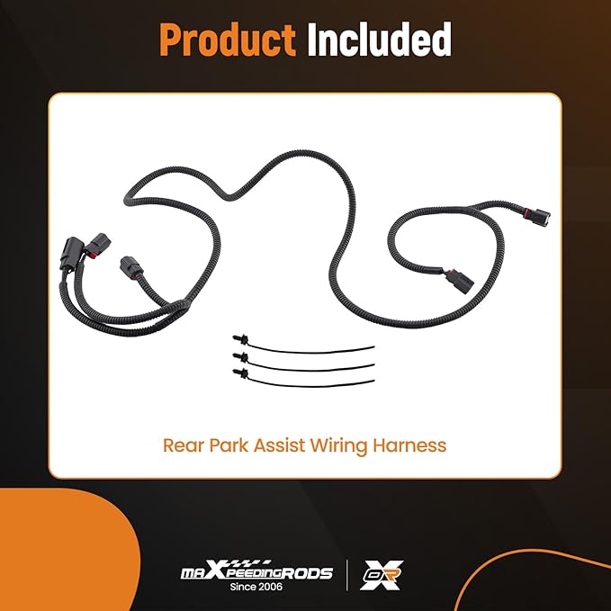 maXpeedingrods Rear Park Assist Wiring Harness 68031820AA for Dodge Ram 1500 2009-2019 2500 3500 2010-2018, Rear Park Assist 