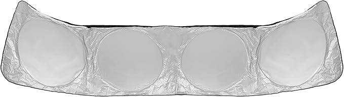 X AUTOHAUX Semi-Truck Sunshade for Windshield and Side Window Full Covered 240T Nylon Polyester Foldable Sun Shade Sun Heat Proctection Cool Temperature for Trailer Commercial Big Rig Trucks