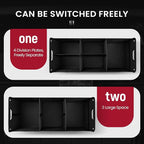 Car Trunk Organizer, Car Storage Organizer, Collapsible Multi Compartment for Car, Suv, Sedan, Truck, 100L, Extra Larger