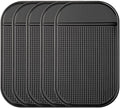 Car Dashboard Sticky Pad, 5-Pack Anti-Slip Dash Mat Upgraded Bigger and Thicker, Non-Slide Phone Mat for Radar Detector, Keys
