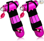 SINSEN Car Window Breaker Seatbelt Cutter, Glass Breaker Emergency Tool, Safaty Hammer Escape Kit, 3-in-1, Neon Purple