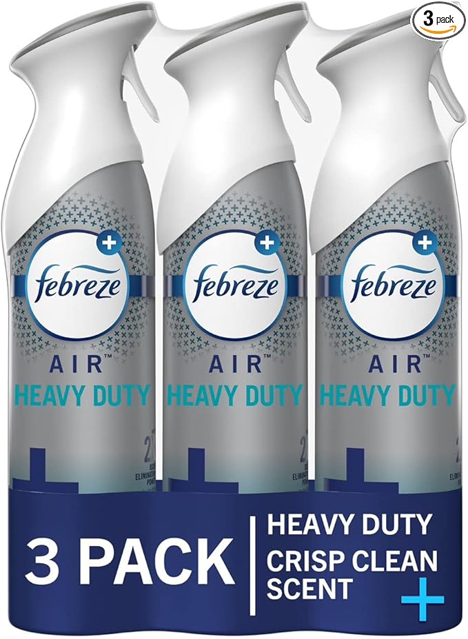 Febreze Air Mist Air Freshener Spray, Odor-Fighting Room Spray, Air Fresheners for Home and Bathroom and Kitchen, Aerosol Can