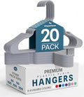 Utopia Home Plastic Hangers 20 Pack - Perfect Space Saving Clothes Hanger - Durable and Strong - Perfect Closet Organizers wi