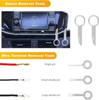 GOOACC 19Pcs Trim Removal Tool Set Panel Fastener Clips Removal Automotive Plastic Upholstery Pliers Removal Install Removal 