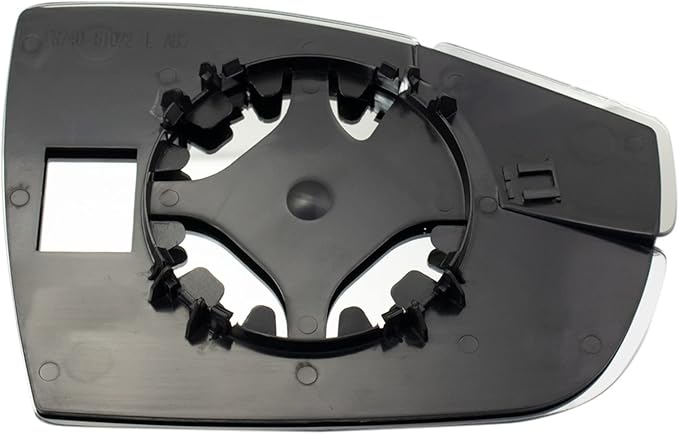 TRQ Driver Side Mirror Glass Snap On Clear Plastic Compatible with 2012-2018 Ford Focus