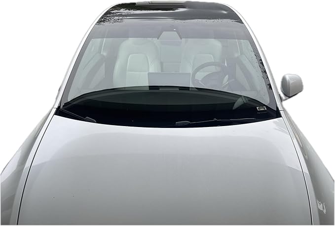 Front Windshield Sun Visor Strip Tint Film for Tesla Model Y Precut Premium DIY Car Window Tint Film (Black 70%)