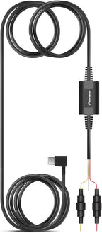 Pioneer RD-HWK300 USB-C Hardwire Kit for Compatible Dash Cams – 12-24V to 5V with Low Voltage Protection, Fuse Safety, Parkin