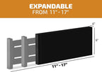 6 Pack Drawer Dividers 6 Inch High, 11”-17" Adjustable Bamboo Organizers Large Expandable Drawer Separators for Cloths, Dress