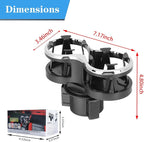 Adjustable Car Cup Holder Expander with Cup Diameter Less Than 2.55inches-fit cola Drink Cups Holder,2 in 1 cupholder for Cof