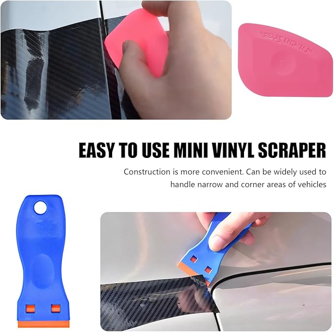 Mandark 35PCS Car Window Tint Tool Kit, Vehicle Window Tint Tool Including Various Squeegee & Knife for Vinyl, Auto Glass Protective Film Installation Wrapping Set, Universal for Vehicles