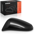 A-Premium Driver Side Rearview Door Mirror Cover Cap - Compatible with Toyota Highlander 2014 2015 2016 2017 2018 2019 - Smooth Black, with Turn Signal Hole, Replace # 879450E040C0