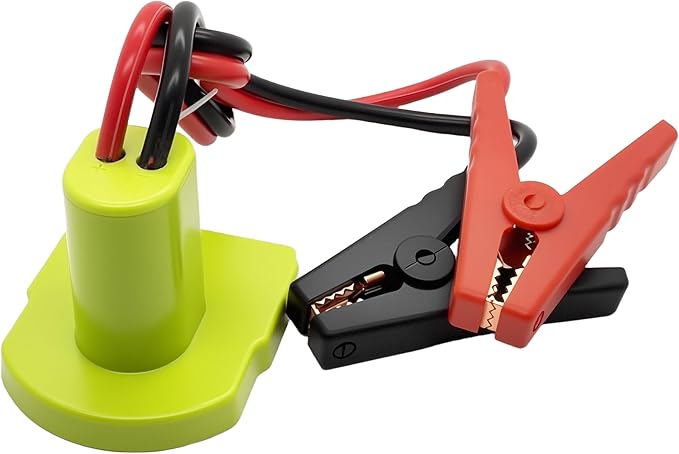 Jumper Cables Adapter for Ryobi 18V Battery - 2FT 8AWG Portable Car Jump Starter Booster Cables, Automotive Emergency Power Tool for Car Truck SUV Jump Starting Using Tool (8AWG 2FT)