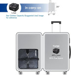 Grand Fusion Stow-N-Go Packing Organizer for Luggage, Portable Hanging Travel Shelves, Carry-On Closet, Hanging Packing Cubes