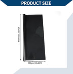 Car Window Tint Film Window Privacy Film Car Carbon 2 PLY PET 24.61 ft x 23.62 Inch 1 Pc Black VLT 11% IRR 66% UVR 96%