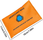 Car Dehumidifier - Leak Proof Silicone Pellet Desiccant,Quick Reactivation Reusable Desiccant Envelopes - For Garage, Home,