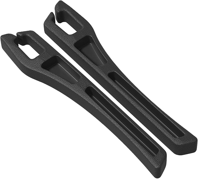 2PCS Car Seat Gap Filler Organizer, Multifunctional Car Gap Filler with Fill and Storage Function for Storing Phones Keys Cards, Universal No Drop Seat Guard for Cars (Black)